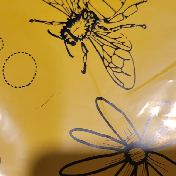 (15) Yellow Bee & Daisy 10x13 Poly Mailer - Picture 2 of 4